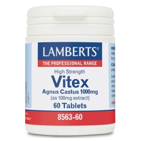 Lamberts Vitex Agnus Castus Ισορροπεί τον Γυναικείο Κύκλο Αντιμετωπίζει τη Δυσμηνόρροια 1000MG, 60tabs
