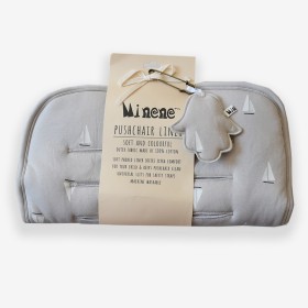 Minene Stone 100% Βαμβακερό Στρωματάκι Καροτσιού 75x35cm, 1τμχ