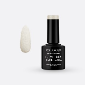 Elixir Make-up Semi Gel Ημιμόνιμο Επαγγελματικό Βερνίκι Νυχιών Νο857 Multi Transparent, 8ml