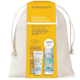 Pharmasept Πακέτο Προσφοράς Heliodor Baby Summer Pack Baby Sun Cream Spf50, 100ml & Δώρο Baby Mild Bath, 250ml