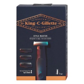 Gillette King C. Style Master Ανδρική Ξυριστική Μηχανή για Τα Γένια με 3 Εναλλάξιμα Χτενάκια, 1τμχ