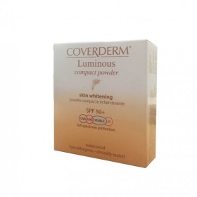 Coverderm Luminous Compact Powder SPF 50+ No3 Πούδρα για Λεύκανση του Δέρματος, 10gr