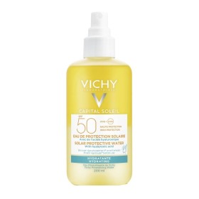 Vichy Capital Soleil Protective Water Hydrating SPF50 Αντηλιακό Νερό Υψηλής Προστασίας με Υαλουρονικό Οξύ, 200ml