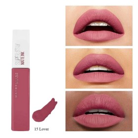 Maybelline Superstay Matte Ink Liquid Lipstick Ματ Κραγιόν 15 Lover, 5ml