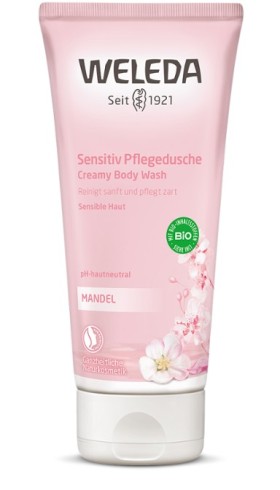 Weleda Sensitive Creme de Douche Κρεμοντούς Αμύγδαλο για Ευαίσθητο Δέρμα με Ουδέτερο pH, 200ml