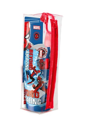 Mr. White Spider Man Παιδικό Σετ Οδοντόβουρτσα, Οδοντόκρεμα, Ποτήρι & Τσαντάκι, 75ml