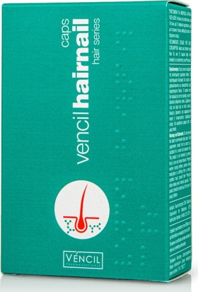 Vencil Hairnail Hair Series Συμπλήρωμα Διατροφής για Νύχια, Μαλλιά και Δέρμα, 30 κάψουλες