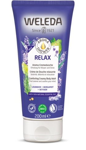 Weleda Aroma Shower Relax Κρεμοντούς με Λεβάντα & Περγαμόντο, 200ml