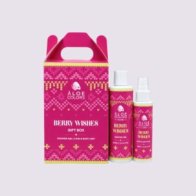Aloe Colors Xmas Gift Box Berry Wishes με Shower Gel Αφρόλουτρο, 200ml & Hair & Body Mist Ενυδατικό Σπρέι Μαλλιών & Σώματος, 100ml, 1σετ