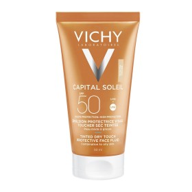 Vichy Capital Soleil Mattifying Face Tinted Dry Touch SPF50+ Αντιηλιακή Κρέμα με Χρώμα για Ματ Αποτέλεσμα, 50ml