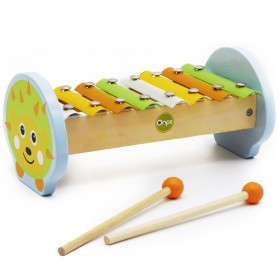 Oops Happy Jazz Colorful Wooden Xylophone Πολύχρωμο Ξύλινο Παιδικό Ξυλόφωνο 12m+, 1τμχ
