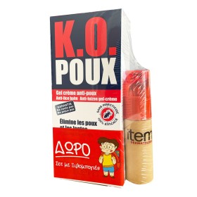 Item KO Poux Gel Αντιφθειρικό Τζελ 100ml + Δώρο Ξυλομπογιές