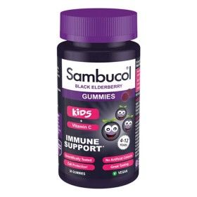 Sambucol Black Elderberry Gummies Ζελεδάκια για Παιδιά με Vitamin C, 30ζελεδάκια