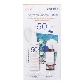 Korres Γιαούρτι Αντηλιακό Γαλάκτωμα Spray Σώματος και Προσώπου SPF50, 150ml + Δώρο Αφρόλουτρο 80ml, 1σετ