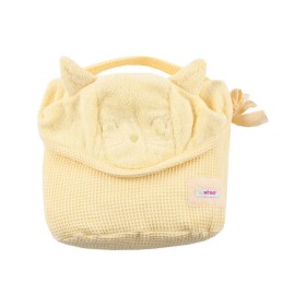 Cuddly Towel (Πετσέτα 2σε1) – Banana Κίτρινη Γατούλα-Minene