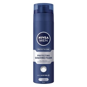 Nivea Men Shaving Foam Extra Moisture Αφρός Ξυρίσματος Protect & Care με Aloe Vera, 200ml