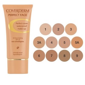 Coverderm Perfect Face Spf 20 Αδιάβροχο Make-up No6, 30ml