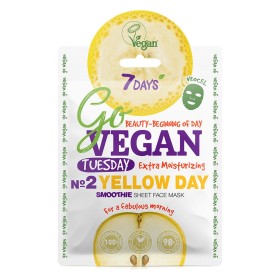 7Days Go Vegan Face Mask Yellow Day Μάσκα για Ενυδάτωση & Λάμψη, 25g