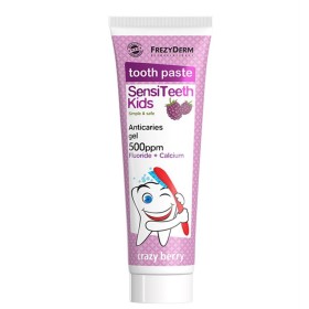 Frezyderm SensiTeeth Kids Tooth Paste Παιδική Οδοντόκρεμα για τον Καθημερινό Καθαρισμό των Δοντιών 500ppm, 50ml