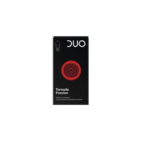 DUO Tornado passion Προφυλακτικά με Ανεμοστρόβιλο στην Κεφαλή και Ραβδώσεις στη Βάση 6τμχ