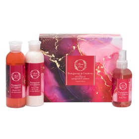 Fresh Line Promo Xmas 23 Pomegranate & Cranberry Set Αφρόλουτρο 200ml, Γαλάκτωμα Σώματος 200ml & Αρωματικό Νερό Σώματος 150ml, 1σετ