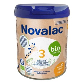 Novalac Bio 3 Βιολογικό Γάλα Σε Σκόνη 2ης Βρεφικης Ηλικίας για 10m+, 800g