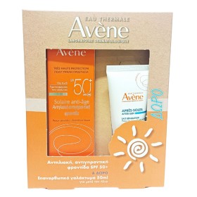 Avene Σετ Προστασίας από τον Ήλιο Anti-age Dry Touch Αντηλιακή Αντιγηραντική Φροντίδα SPF50+ 50ml & ΔΩΡΟ After Sun 50ml, 1σετ