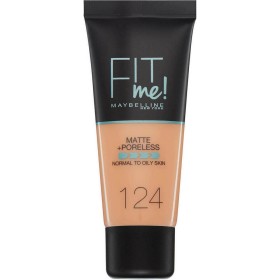 Maybelline Fit Me Matte Poreless Foundation No124 Soft Sand, 30ml