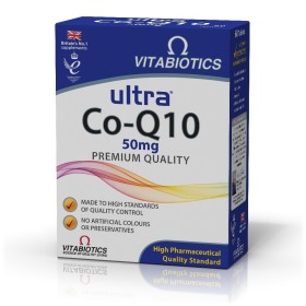 Vitabiotics Ultra Co-Q10 50mg Premium Quality Συνένζυμο Q10, 60tabs