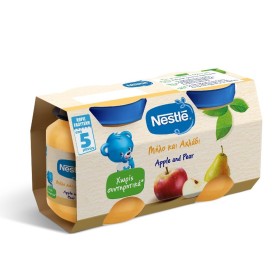 Nestle Φρουτόκρεμα Μήλο & Αχλάδι 5m+ χωρίς Γλουτένη, 250gr