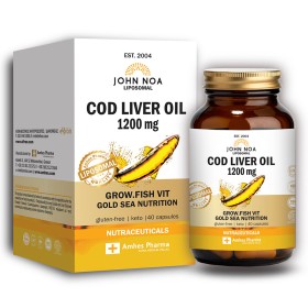 Eifron John Noa Liposomal Cod Liver Oil Ιχθυέλαιο 1200mg, 40κάψουλες