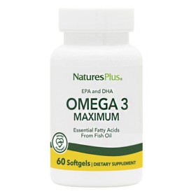 Natures Plus Omega-3 Maximum, 60softgels