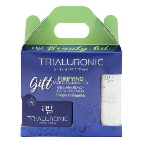 AG Pharm Beauty Kit με Trialuronic 24hours Cream με Τριπλό Υαλουρονικό 50ml & Δώρο Purifying Cleansing Gel Ενυδατικό Καθαριστικό Τζελ για Λιπαρές Επιδερμίδες, 100ml