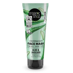 Organic Shop by Natura Siberica Overnight Face Mask Aloe & Avocado Μάσκα Προσώπου Νύχτας, 75ml