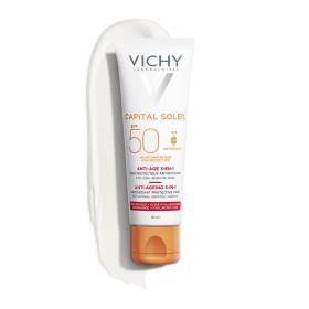 Vichy Capital Soleil Anti-Ageing SPF50+ Αντηλιακή Κρέμα Προσώπου με Αντιγηραντική Δράση, 50ml