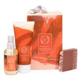 Fresh Line Promo Xmas 23 Ginger Cookies  Set Χειροποίητο Σαπούνι 120g, Γαλάκτωμα Σώματος 200ml & Αρωματικό Νερό Σώματος 150ml, 1σετ