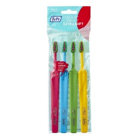 Tepe Colour Εxtra Soft Compact Οδοντόβουρτσες Διάφορα Χρώματα, 4τμχ
