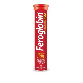 Vitabiotics Feroglobin Fizz Αναβράζων Συμπλήρωμα Σιδήρου & Φυλλικού Οξέως, 20 eff. tabs