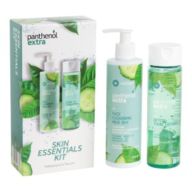 Panthenol Extra Skin Essentials Kit Καθαρισμός & Τόνωση με Face Cleansing Milk 3in1 Γαλάκτωμα Καθαρισμού, 250ml & Detox Tonic Lotion 200ml, 1σετ