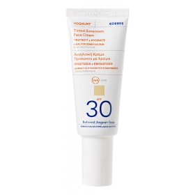 Korres Tinted Sunscreen Spf30 Αντηλιακή Κρέμα Προσώπου με Χρώμα, 40ml