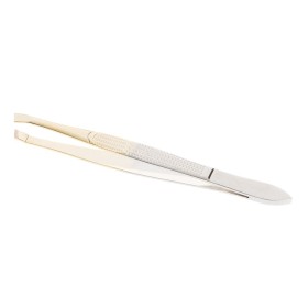 Ro-Ro Accessories Τσιμπιδάκι Φρυδιών Λοξό Χρυσό Ασημί, 1τμχ