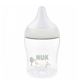 Nuk Πλαστικό Μπιμπερό Perfect Match Κατά των Κολικών με Θηλή Σιλικόνης για 0+ μηνών Γκρι, 150ml