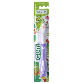 Gum Kids Παιδική Οδοντόβουρτσα με Βεντούζα για Παιδιά 3-6 Ετών Πράσινη, 1τμχ