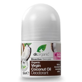 Dr. Organic Αποσμητικό σε μορφή roll-on με Βιολογικό Έλαιο Καρύδας, 50ml