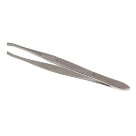 Ro Accessories Τσιμπιδάκι Φρυδιών με Λοξή Μύτη Ασημί, 1τμχ