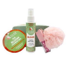 Aloe Colors The Bloom Bag με Hair & Body Mist 100ml & Lip Oil Charm με Pom Pom, 5ml