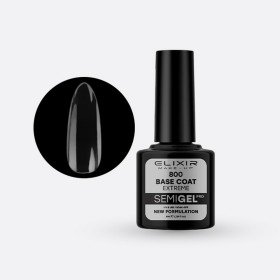 Elixir Make-Up Semigel Ημιμόνιμο Επαγγελματικό Βερνίκι Νυχιών No800 Base Coat, 8ml