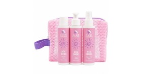Aloe+ Colors Promo Sol Babe Travel Size Summer Bag Shower Gel Αφρόλουτρο, 100ml, Body Lotion Λοσιόν Σώματος, 100ml, Hair & Body Mist, 100ml & Δώρο Νεσεσέρ, 1τεμ, 1σετ