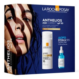 La Roche Posay Αnthelios Age Correct Αντηλιακή Κρέμα Ενάντια της Φωτογήρανσης SPF50 & ΔΩΡΟ Hyalu B5 Serum 10ml, 1σετ