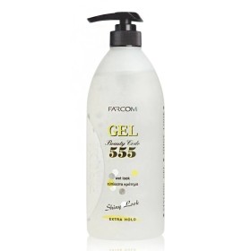 Farcom Gel Μαλλιών 555 Wet Look Extra Hold, 600ml